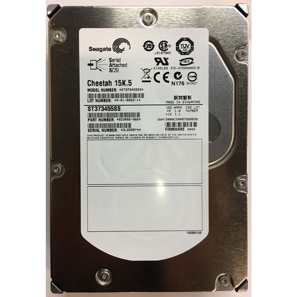 Жесткий диск Seagate Cheetah 15K.5 SAS (73Gb/15K/16MB) ST373455SS