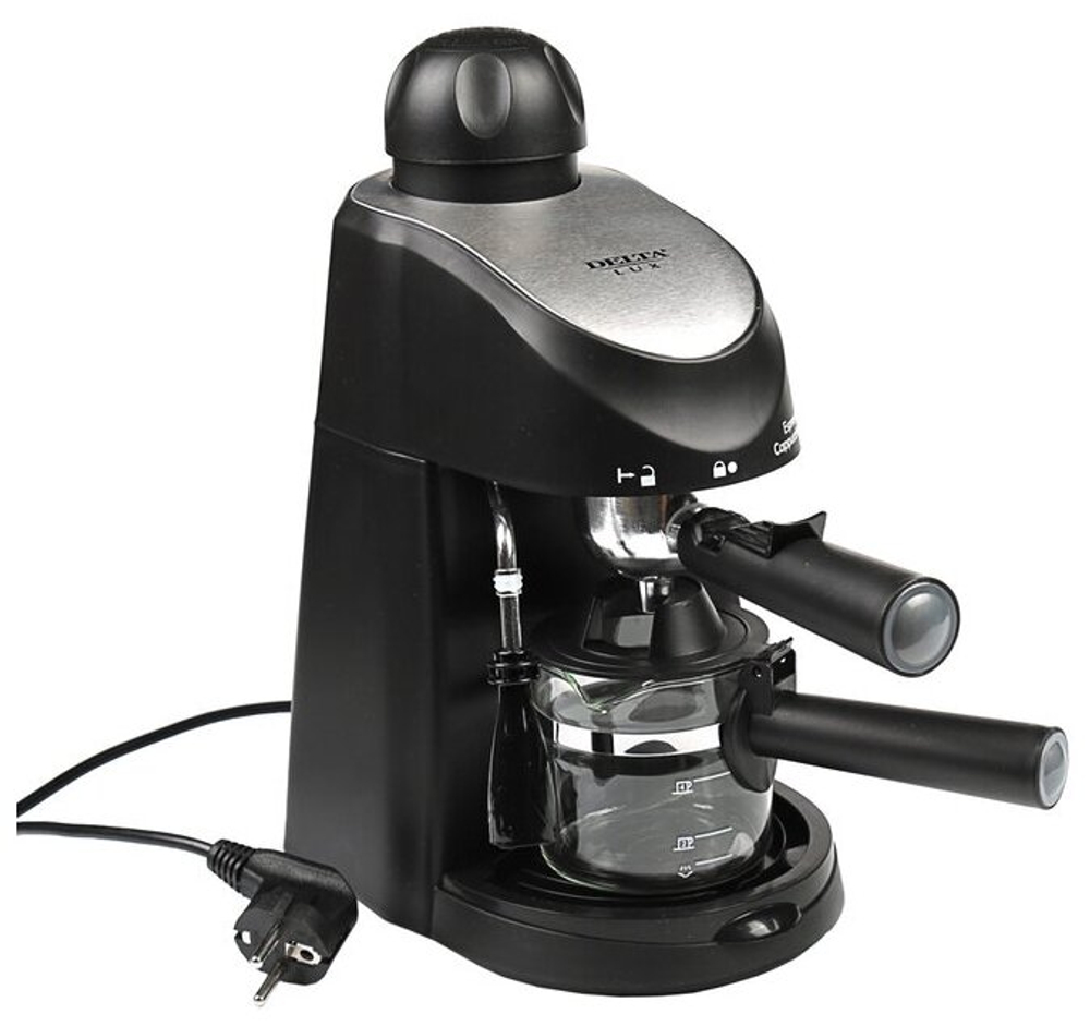 Кофеварка DELTA LUX DL-8150K черный