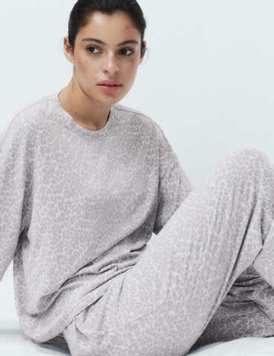 Пижамный комплект с узором T37004640F - Marks & Spencer
