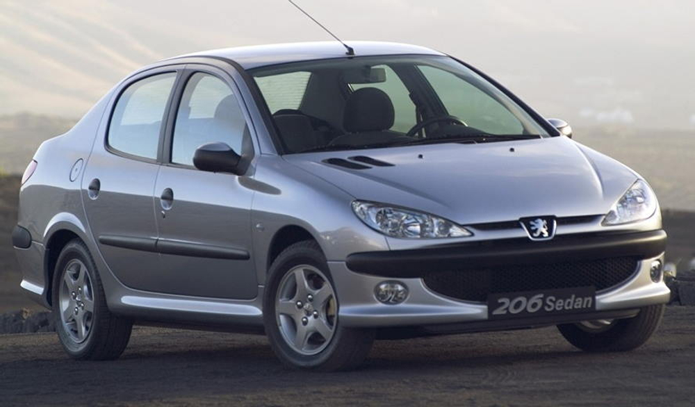 Арка левая Peugeot 206 1998-2012 седан