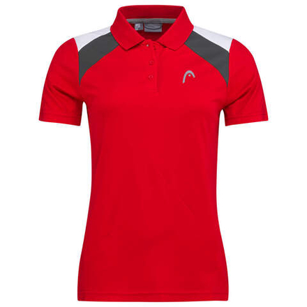 Женское поло Head Club 22 Tech W - red