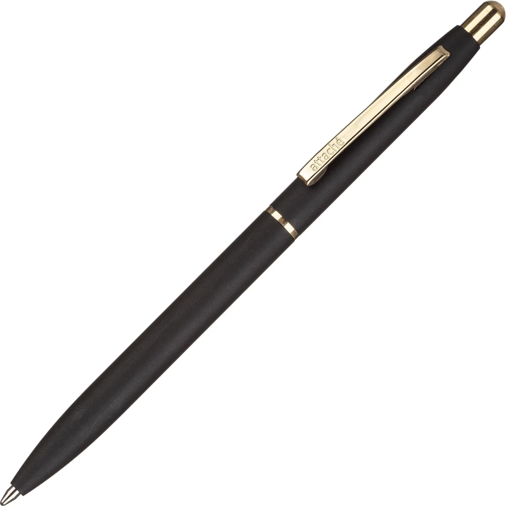 Ручка шариковая автоматическая Attache 4007BL синяя (толщина линии 0.7 мм)