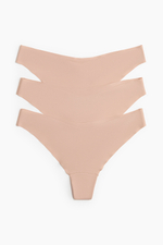 Трусы-стринги, не оставляющие следов, Lycra®, 3 шт. - H&M