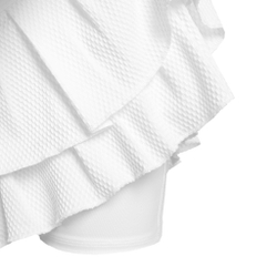 Женская теннисная юбка Lucky in Love Wavy Pleat Tier Skirt Women - White