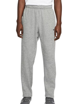 Теннисные брюки Nike Therma-FIT Open Hem Fitness - dark grey heather/particle grey/black