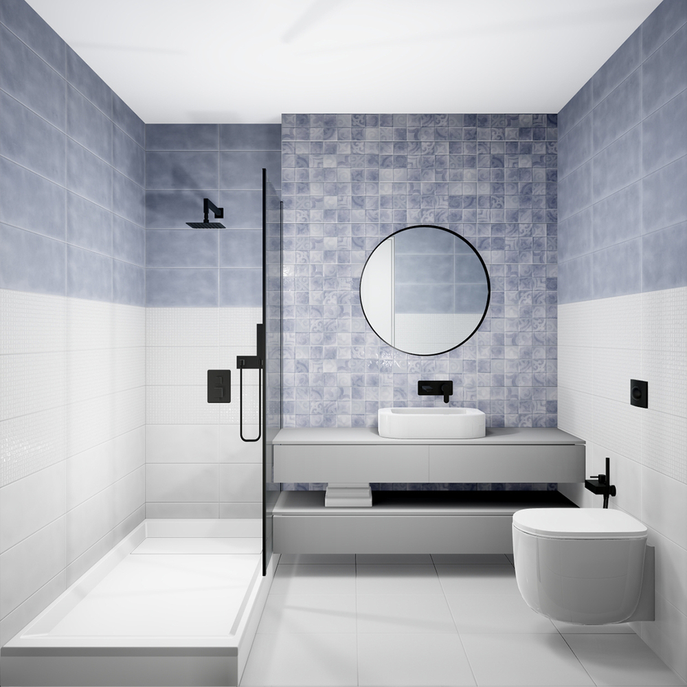 Folk blue wall 02 250х600 (1-й сорт)