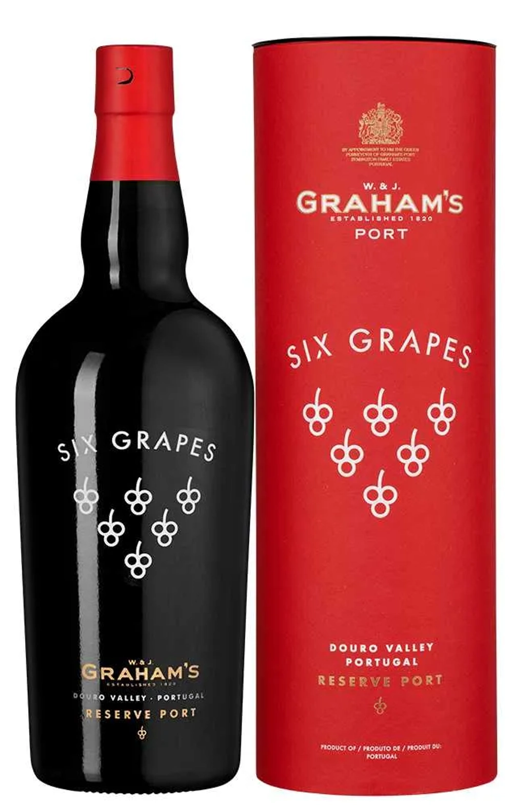 Портвейн Graham's Six Grapes Reserve Port, 0.75 л