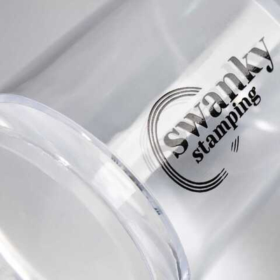 Swanky Stamping Штамп для стемпинга силиконовый, прозрачный, 4см