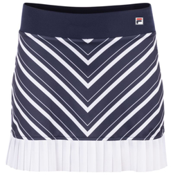 Женская теннисная юбка Fila Liyana - white/navy