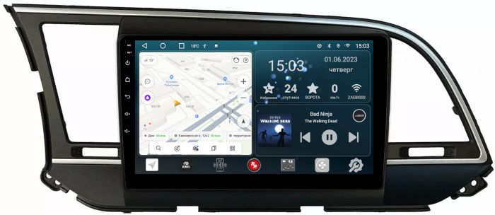Магнитола для Hyundai Elantra 2016-2018 - Redpower 094 Android 10, Быстрая, CarPlay, SIM-слот