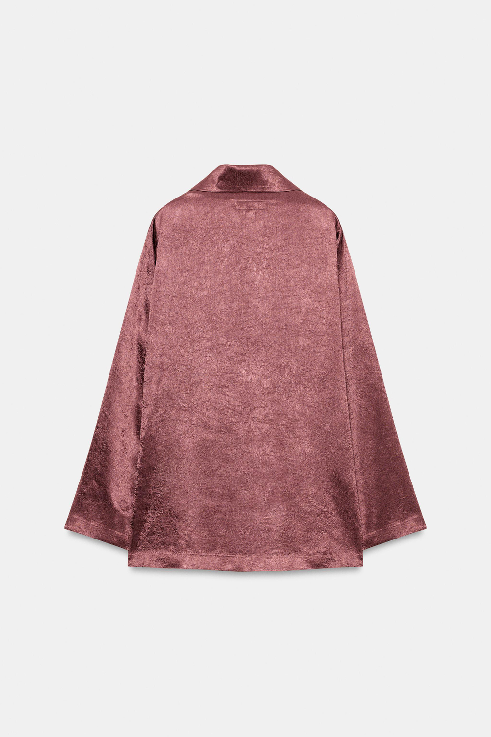 СТРУЯЩИЙСЯ БЛЕЙЗЕР С ЭФФЕКТОМ ЖАТОЙ ФАКТУРЫ — ZARA