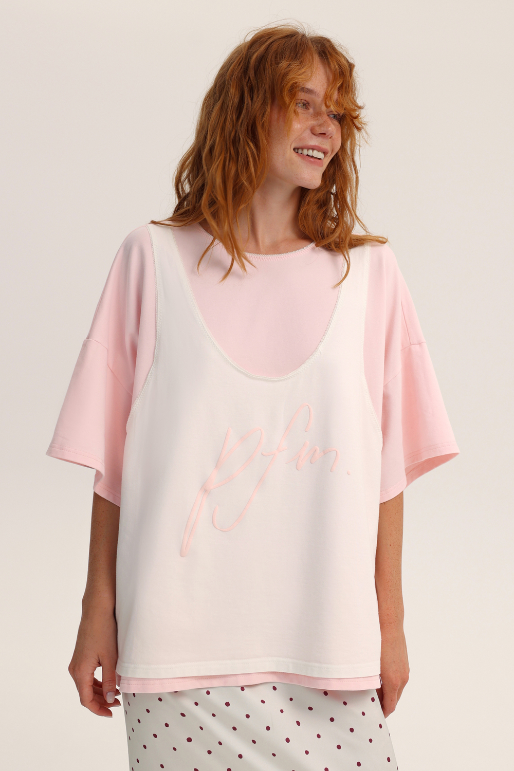 Футболка с майкой