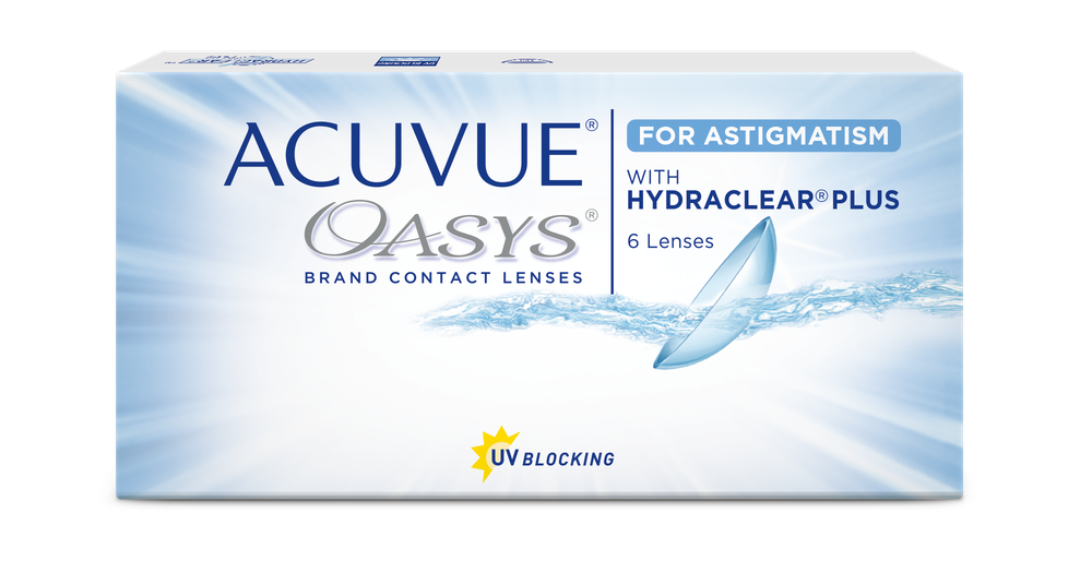 ACUVUE OASYS for ASTIGMATISM with HYDRACLEAR® PLUS (6 линз) -8,0