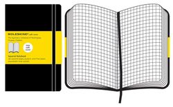 Блокнот Moleskine Classic Soft XLarge 190х250мм 192стр клетка мягкая обложка черный (QP622)