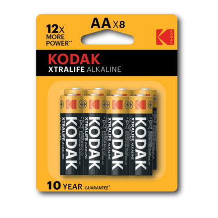 Батарейки Kodak XTRALIFE LR6-8BL Alkaline AA