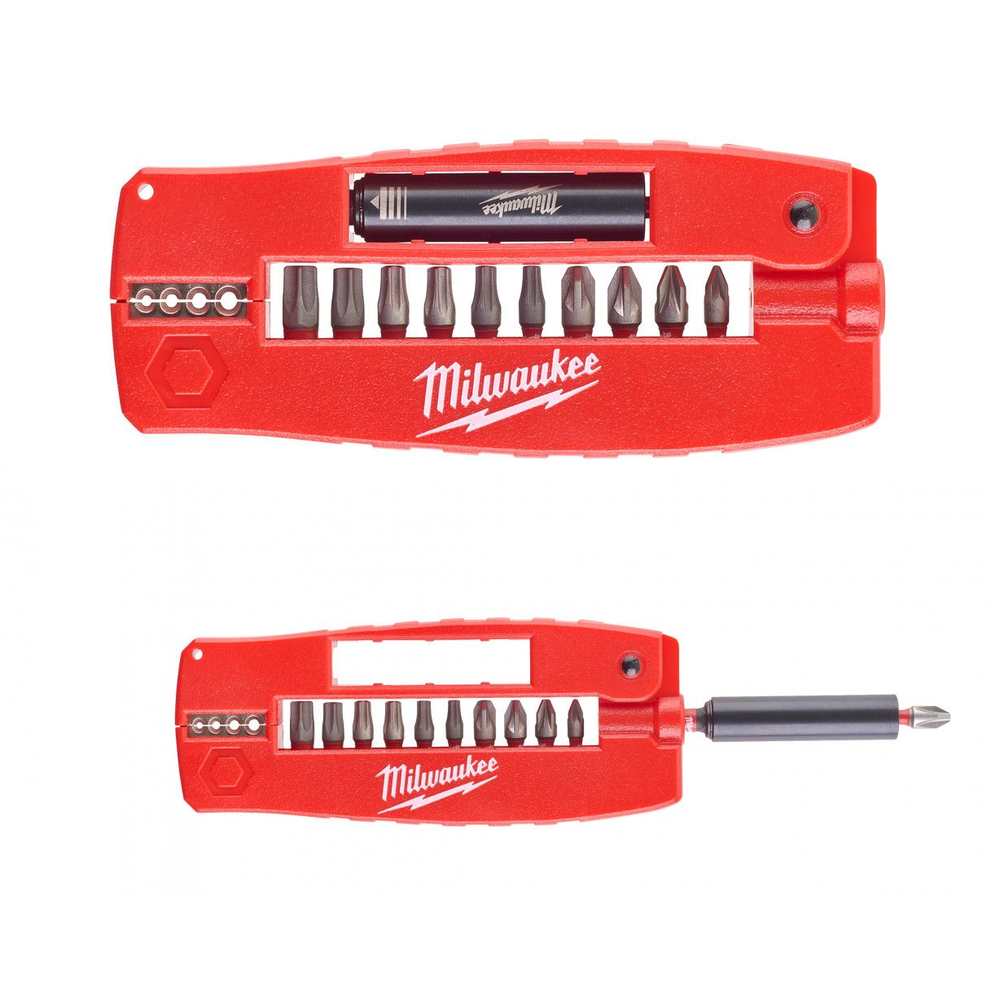 Набор бит 12 шт. Milwaukee SHOCKWAVE Impact Duty set 2 GEN III Крокодил N 2 дюйм 4932430910