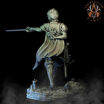 Человек  Воин Паладин Охотник Следопыт Охотница миниатюра для dnd, днд, pathfinder, фентези, Настольная игра, НРИ, Варгейм, РПГ