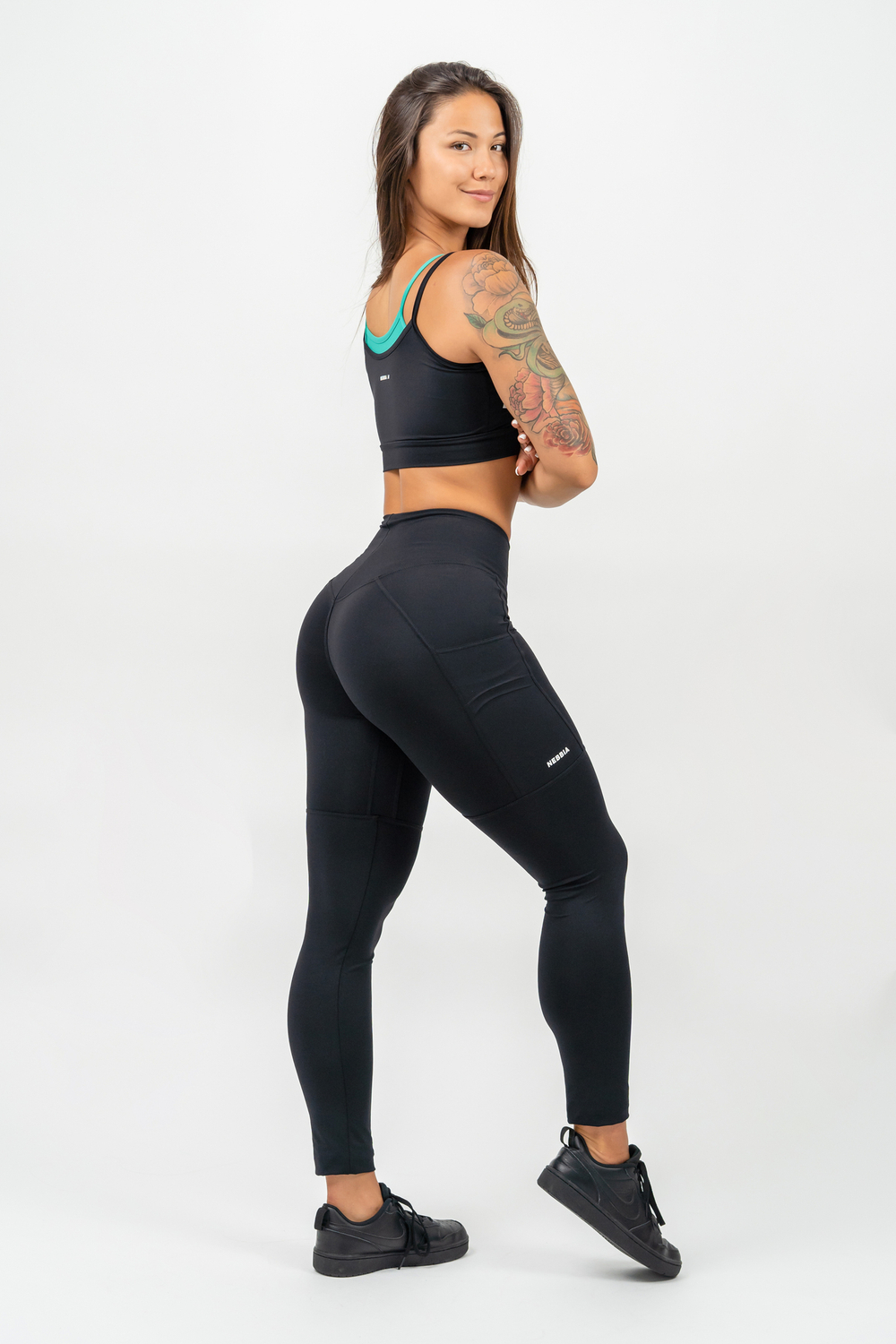 Топ DOUBLE LAYER LIGHT-SUPPORT SPORTS BRA FLEX 241 Черный