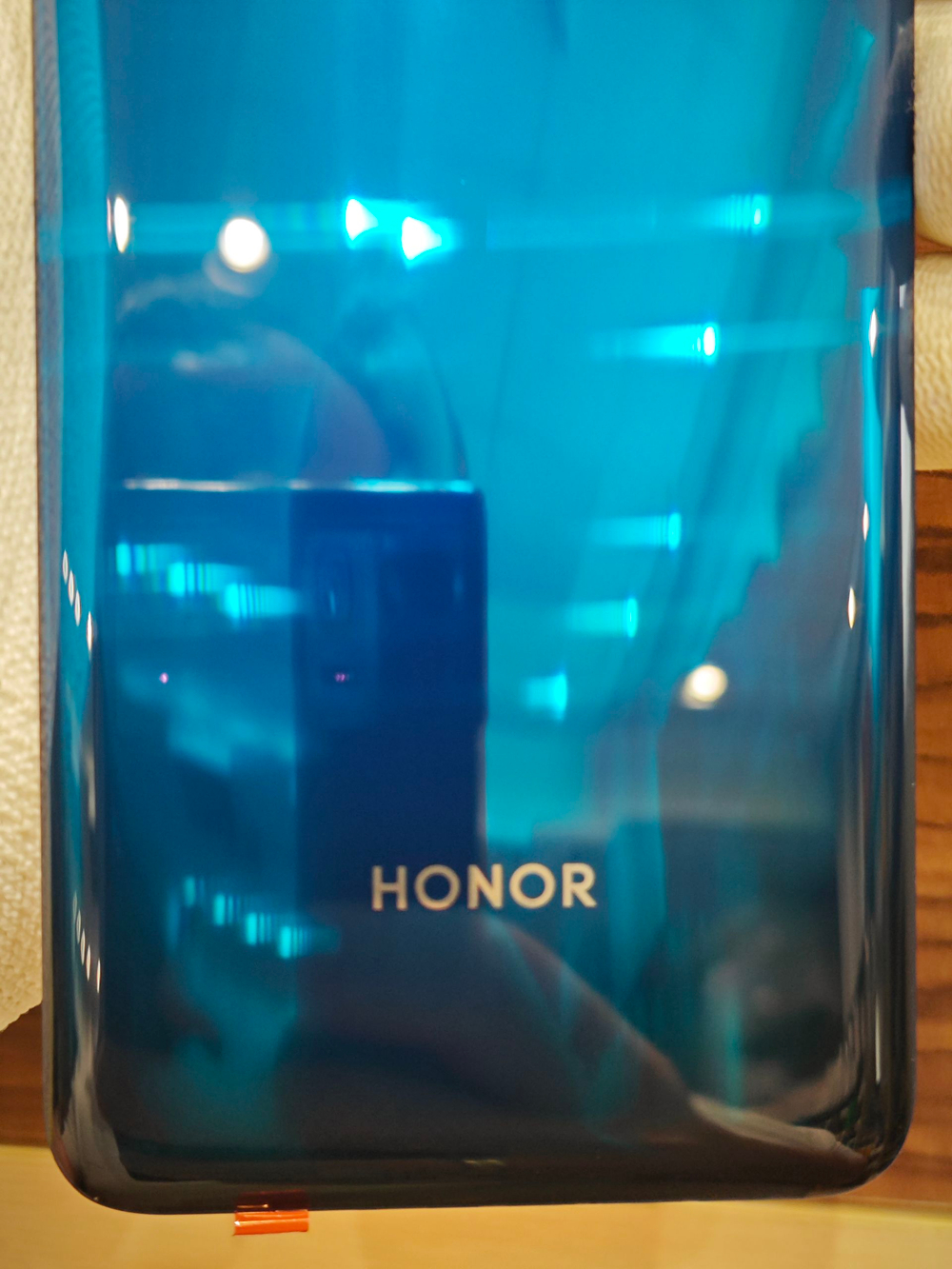 Задняя крышка ORIGINAL для HONOR 20 Pro YAL-L41 - ( заднее стекло ) цвет: Сапфировый Синий / Sapphire Blue