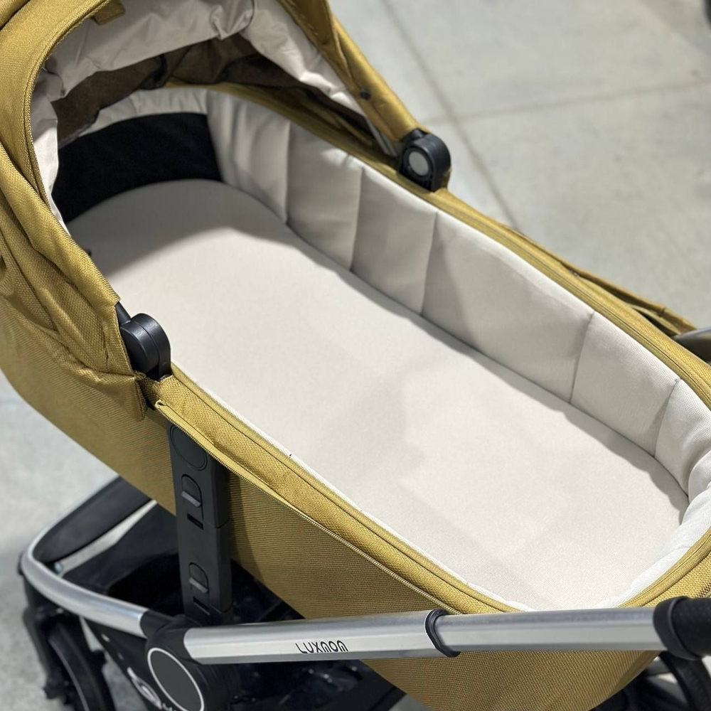 Коляска модульная Luxmom 780 / автолюлька/коричневый цвет