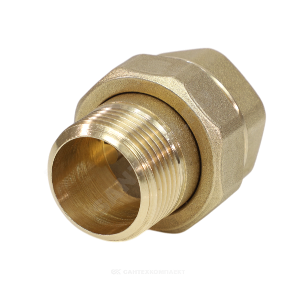Соединитель латунь американка Ду 15 (1/2") прямой ВР/НР VALFEX VF.340.L.012