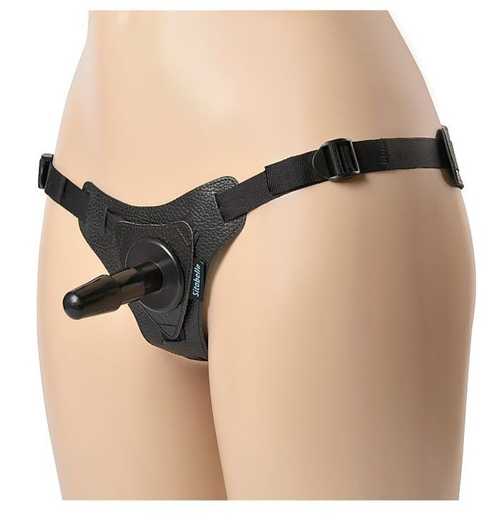 Чёрные трусики с плугом HARNESS Trapper - размер XS-M (Размер: XS-M) (Цвет: черный)
