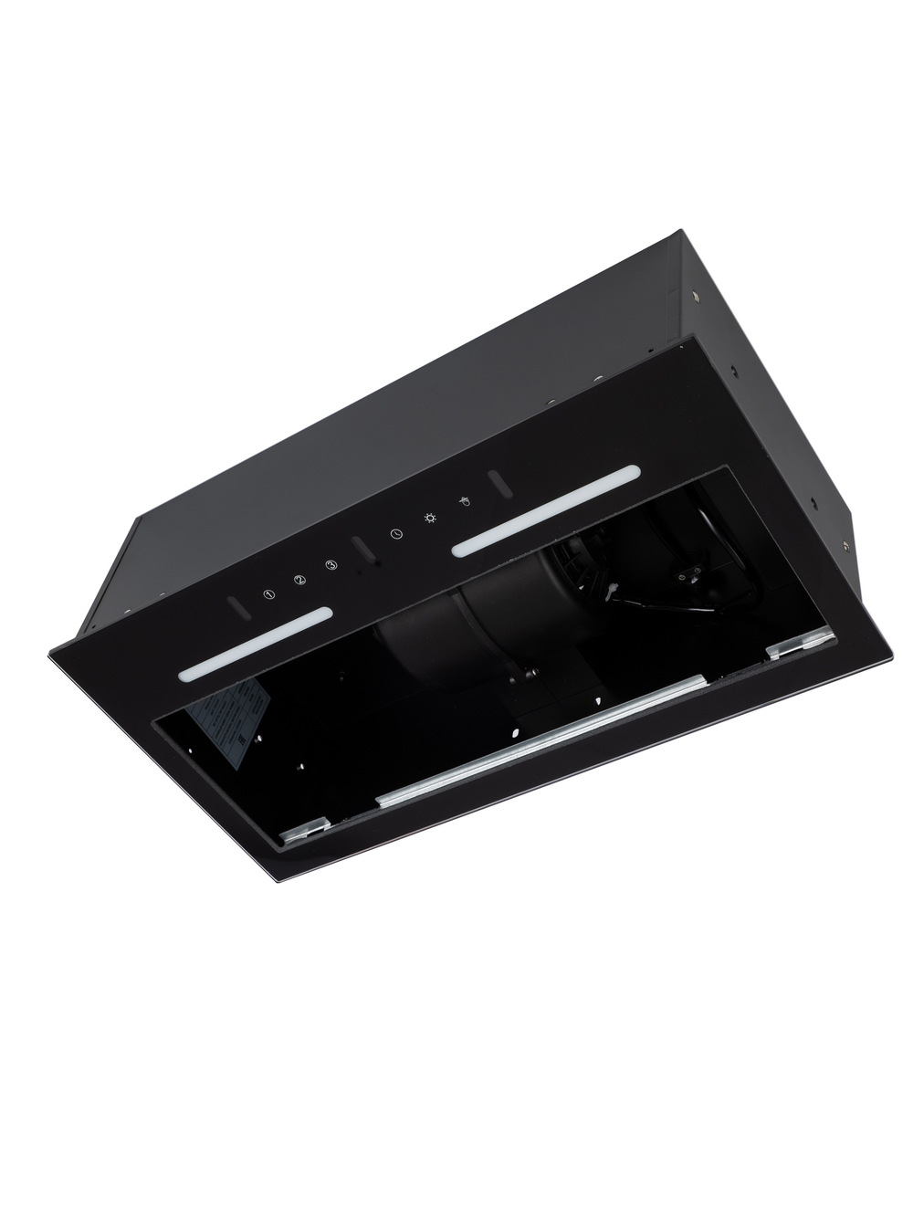 Вытяжка кухонная MACBI встраиваемая S-BOX-G55G BLACK 850м3/ч Черная (управление жестами)