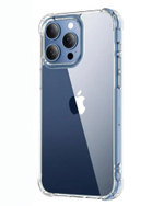 Чехол-накладка силикон 1.5мм i-Phone 14 Pro прозрачный противоударный тех.пак