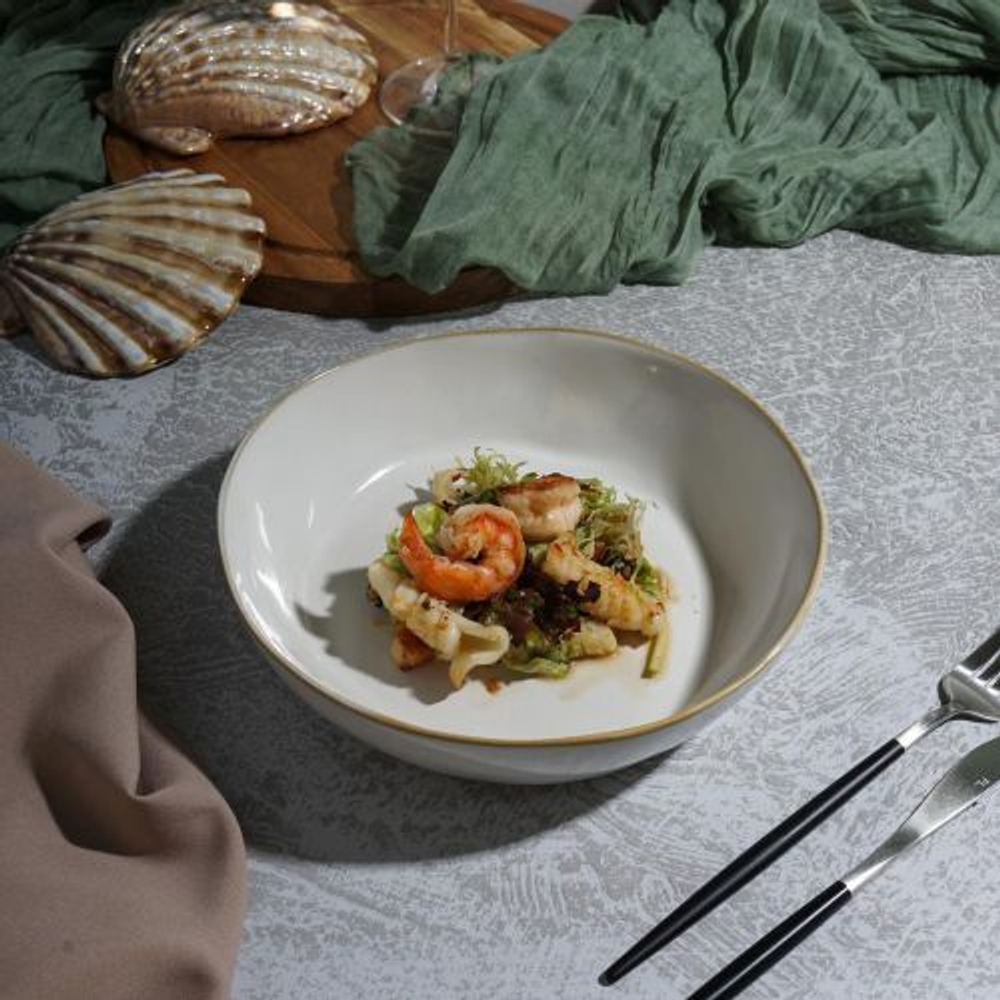 Салатник 1.25 л, 22 см,керамика "Frutti di Mare" P.L.
