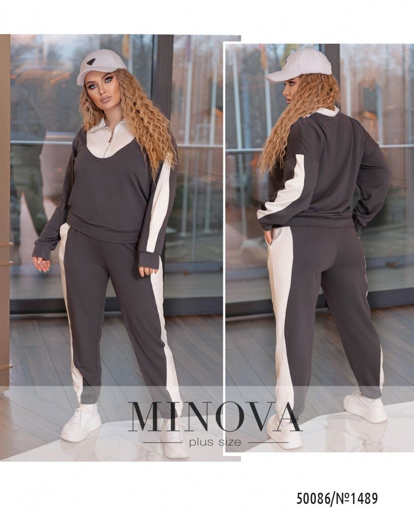 Костюм 1489-серый Minova Костюм 1489-серый Minova