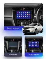 Магнитола для Toyota Harrier XU60 2013-2017 - Kuberg OL-1694 QLed, Android 13, Быстрейшая, CarPlay, SIM-слот