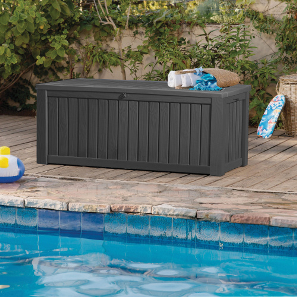 Мебель Сундук Keter для хранения Роквуд Storage Box коричневый (570л)