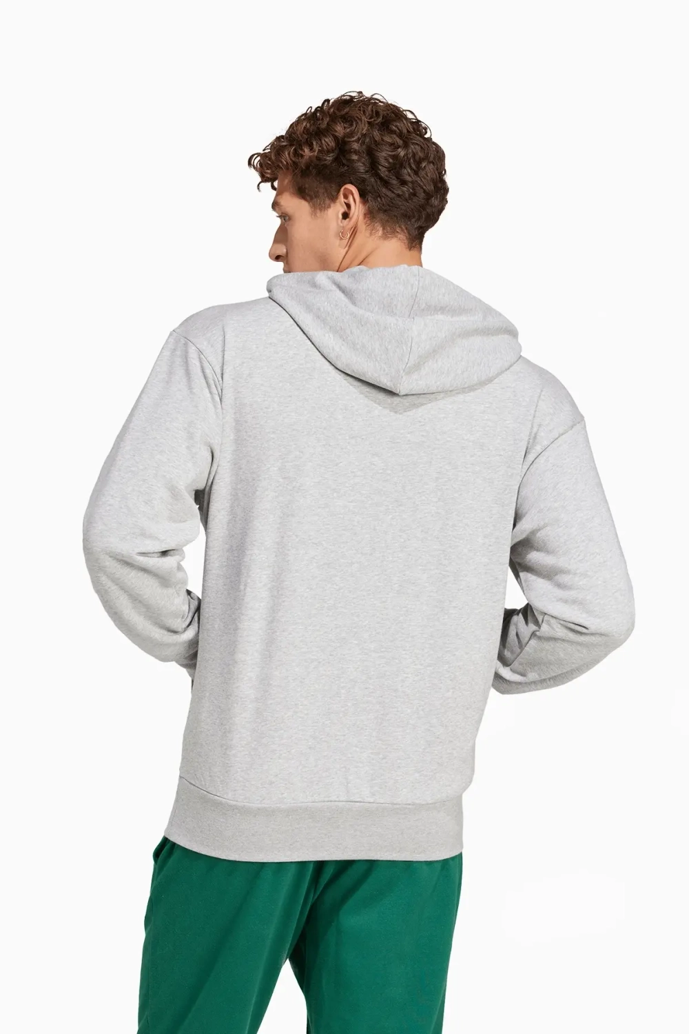 Кофта adidas Essentials Feelcozy Fleece - серый