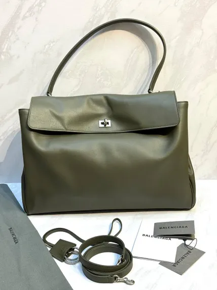 BALENCIAGA RODEO HANDBAG зеленый