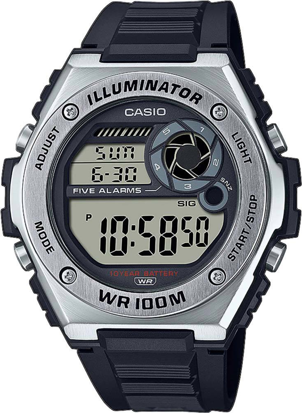 Японские наручные часы Casio Collection MWD-100H-1AVEF