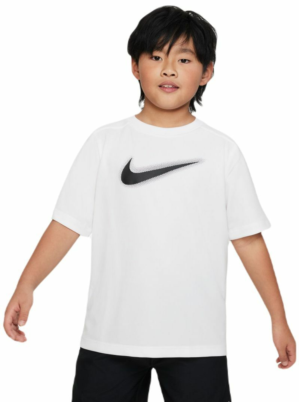 Футболка для мальчика теннисная Nike Kids Dri-Fit Multi+ Top - белый