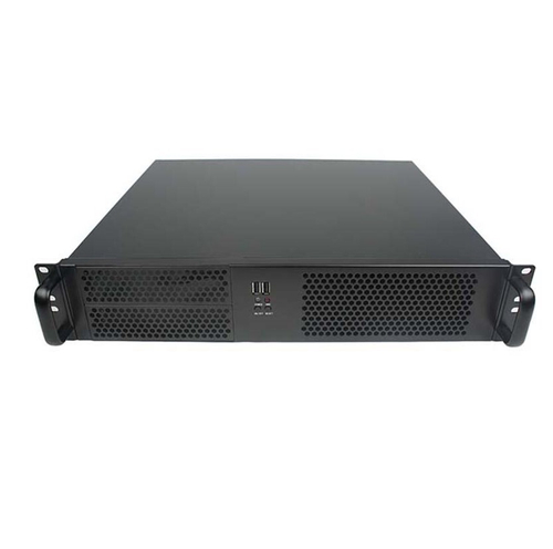 Серверный корпус Mastero 2U390, 2U, mATX, Без БП, чёрный (MST-2U-390)