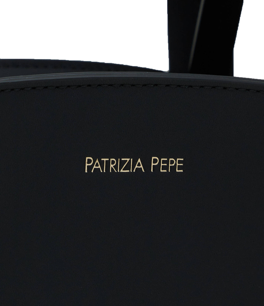 Кожаная сумка-шопер Patrizia Pepe - черный(8B0092 L095)