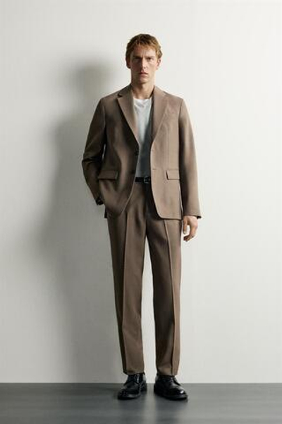КОСТЮМНЫЕ БРЮКИ КЛАССИЧЕСКОГО КРОЯ — ZARA