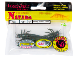 Твистеры съедобные  LJ Pro Series NAYADA 3.0in (7,62 см), цв. F08, 7 шт.