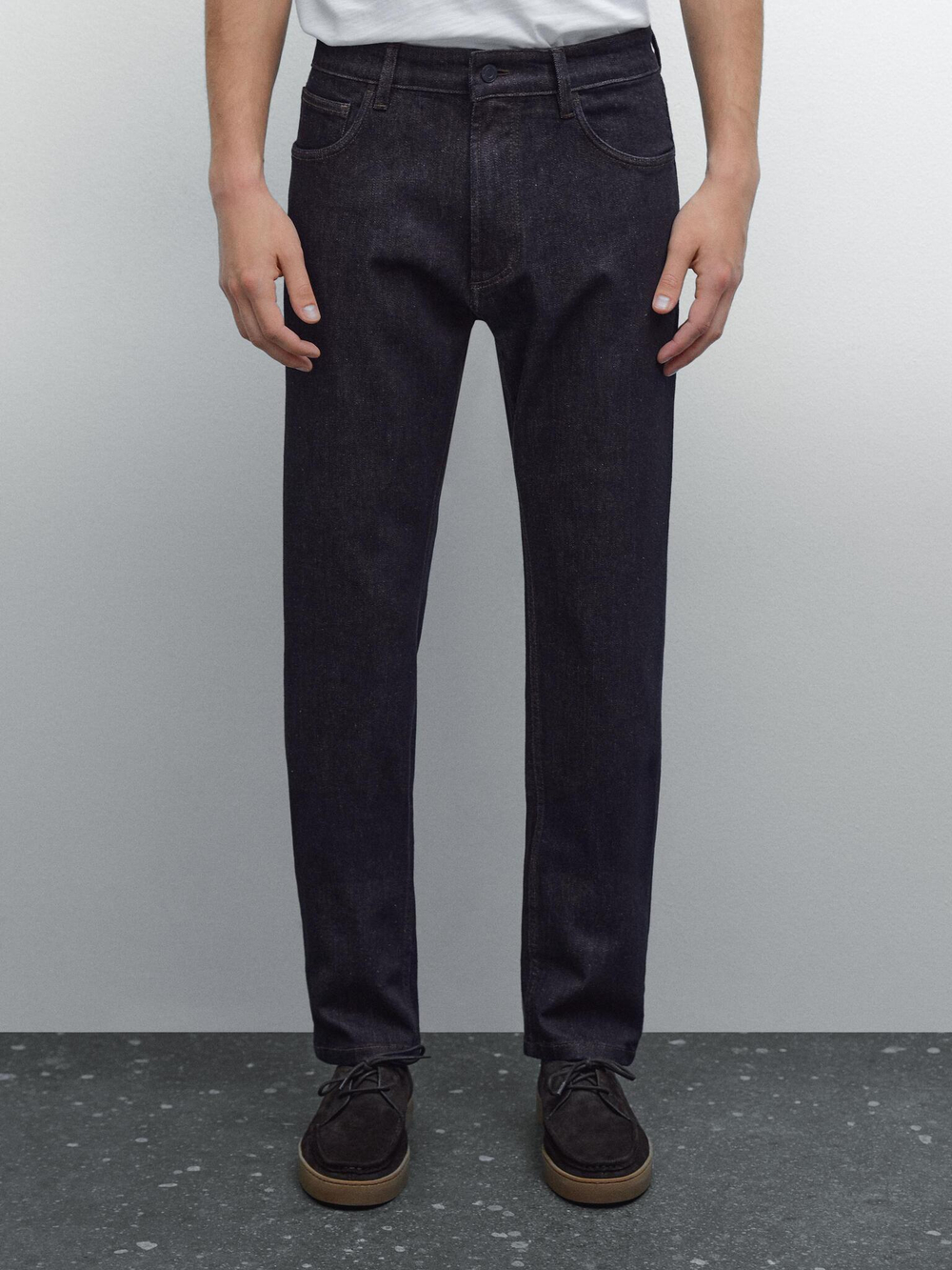 Massimo Dutti Джинсы Slim Fit, темно-синий