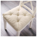 Подушка на стул IKEA MALINDA (МАЛИНДА), Экрю, 40 / 35х38х7 см