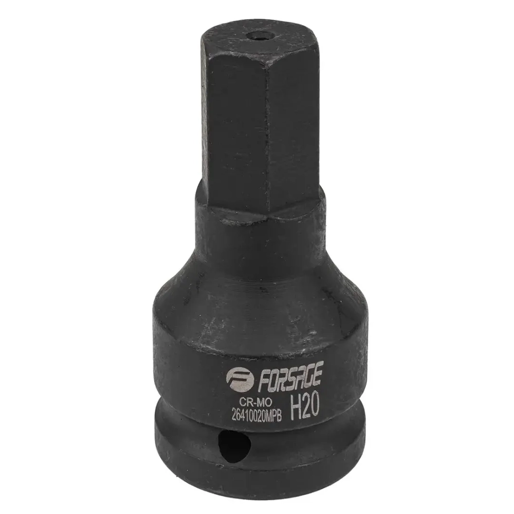 Головка-бита ударная 6-гранная 20мм, 3/4'' Forsage F-26410020MPB