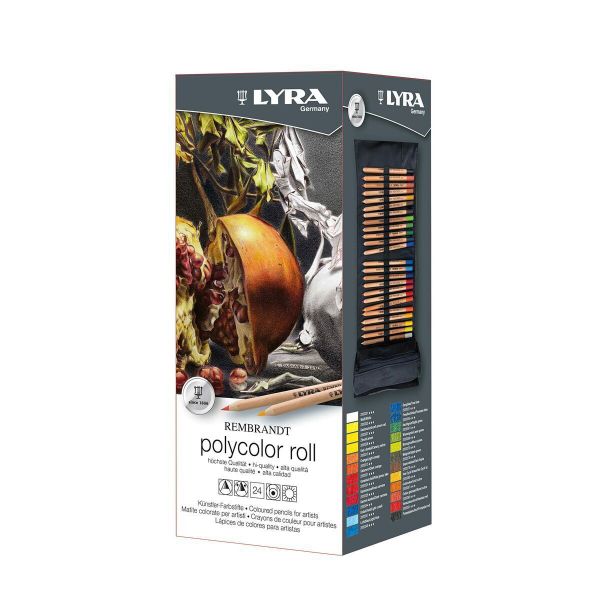 Набор цветных карандашей Polycolor в пенале заточенные 24 шт, Lyra L2004240