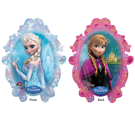 Шар-фигура, фольга, Холодное сердце/Frozen, Эльза, 90 см