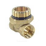 Тройник коллекторный латунь 1"х1/2"х1/2" Апогей 340001