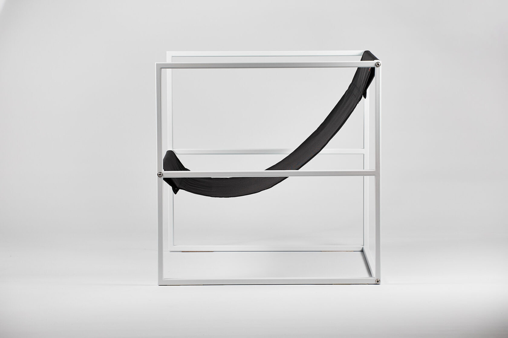 Уличное кресло TESS Outdoor Chair white / anthracite textile (Up!Flame)