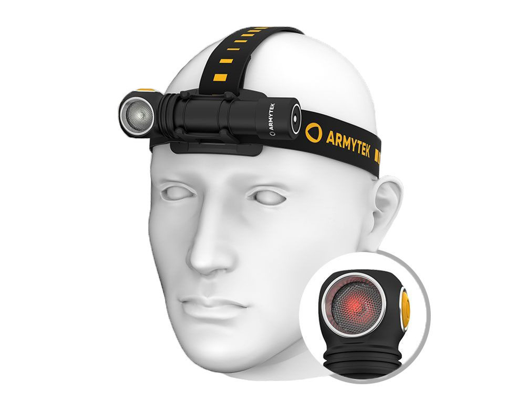 Мультифонарь светодиодный Armytek Wizard C2 WR Magnet Usb, 1100 лм, холодный и красный свет, аккум