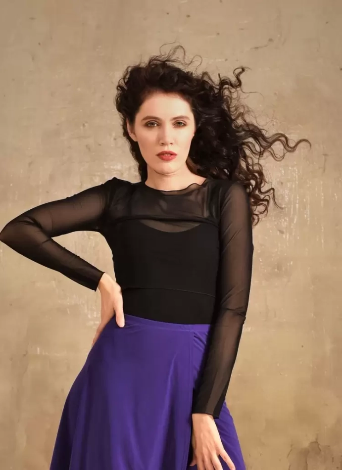 Топ для танцев женский Dance Every Wear SM6034 037, чёрный