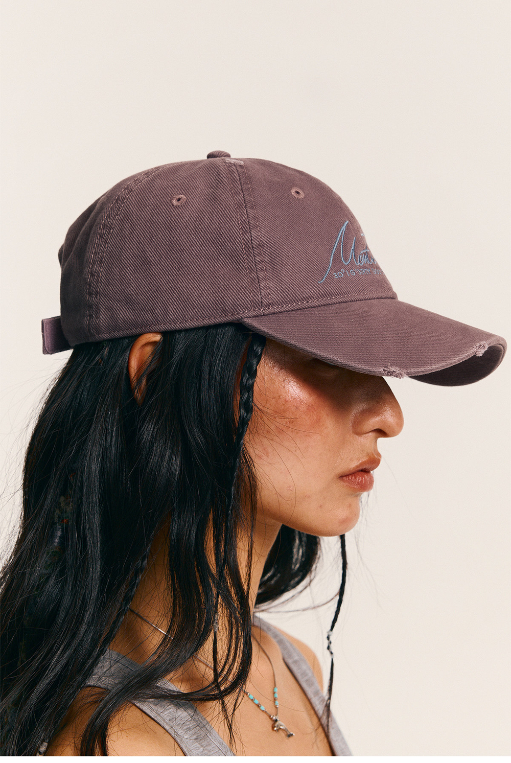 Кепка Nothomme Monterest Baseball Vintage Logo фиолетовый